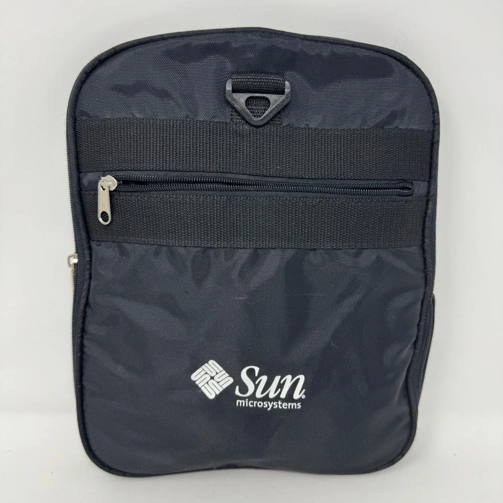Vintage Sun Microsystems Java Programming Tech Bag Messenger Duffle Black Rare